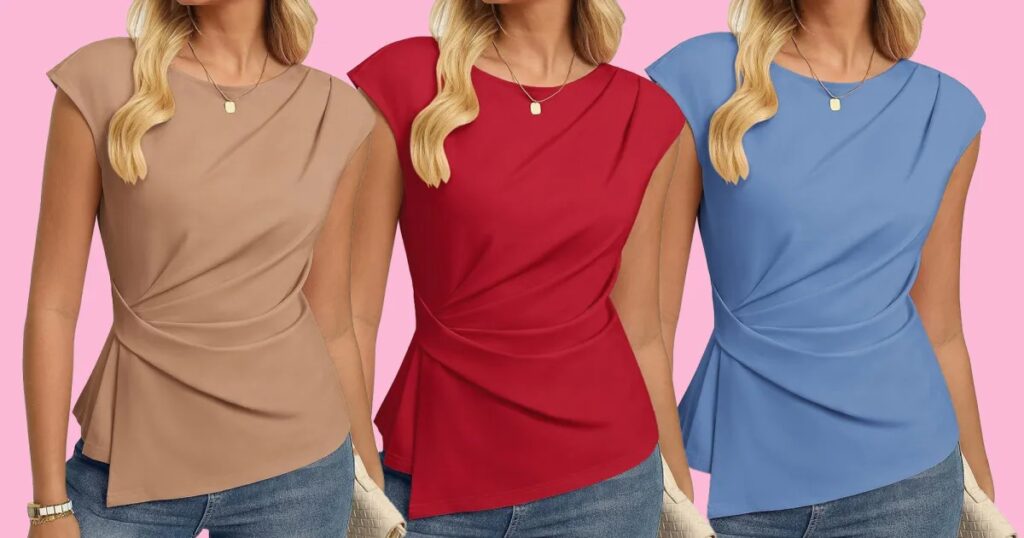 This $24 Peplum Top Looks Polished and Feels Super Soft