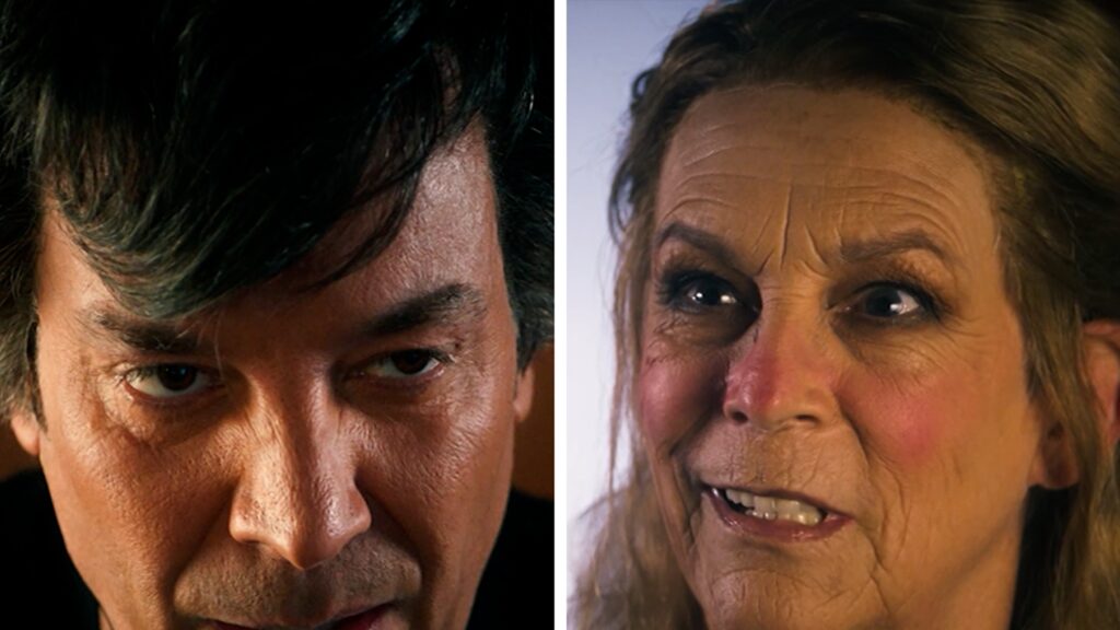 Jimmy Fallon and Jamie Lee Curtis Spoof Elizabeth Holmes Documentary